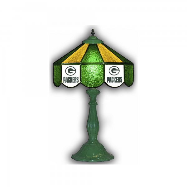 Green Bay Packers 21" Glass Table Lamp