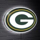 Green Bay Packers LED Team Logo Shaped Lighted Wall Sign