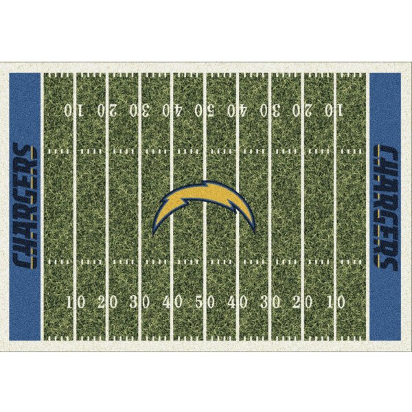 Los Angeles Chargers Imperial 7'8'' x 10'9'' Home Field Rug